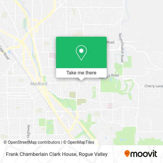 Mapa de Frank Chamberlain Clark House