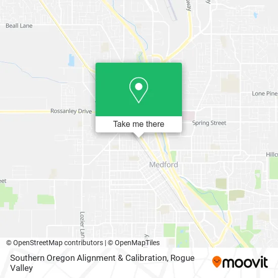 Mapa de Southern Oregon Alignment & Calibration