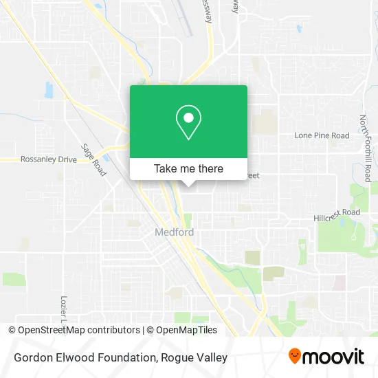 Gordon Elwood Foundation map