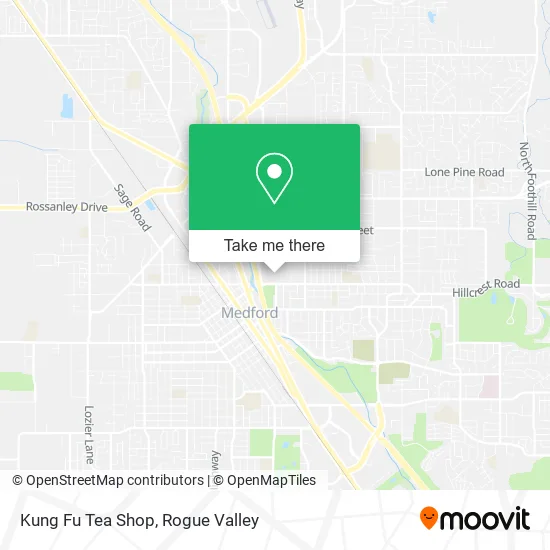 Mapa de Kung Fu Tea Shop