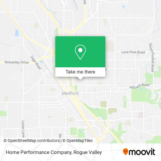 Home Performance Company map