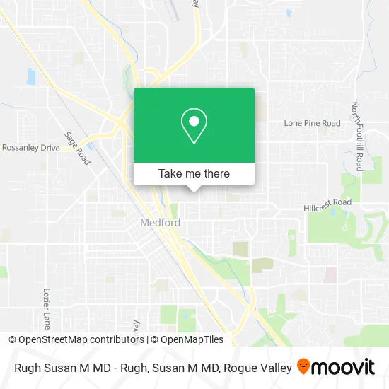 Rugh Susan M MD - Rugh, Susan M MD map