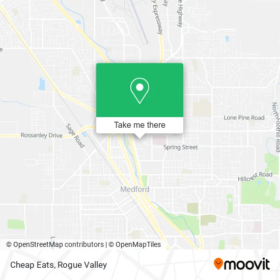 Cheap Eats map