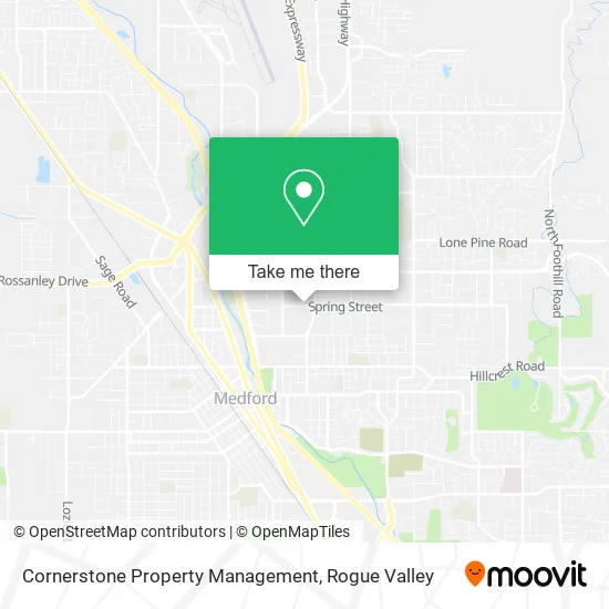Cornerstone Property Management map