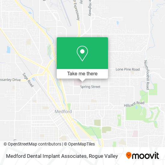 Mapa de Medford Dental Implant Associates
