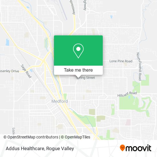 Addus Healthcare map