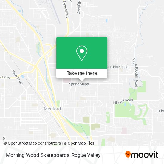 Morning Wood Skateboards map