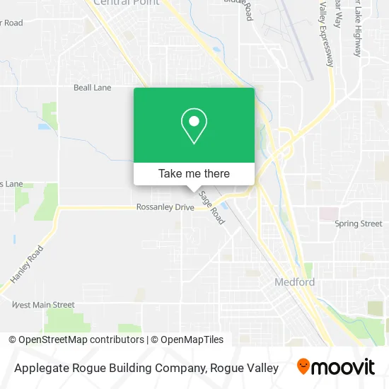 Applegate Rogue Building Company map