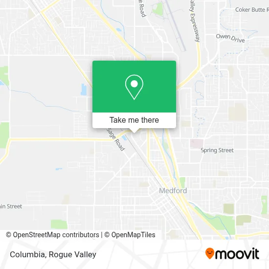 Columbia map