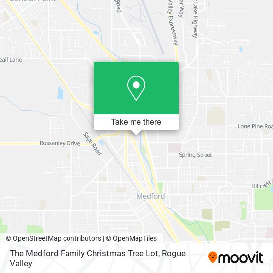 The Medford Family Christmas Tree Lot map
