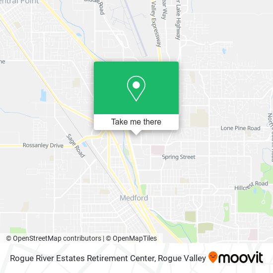 Mapa de Rogue River Estates Retirement Center