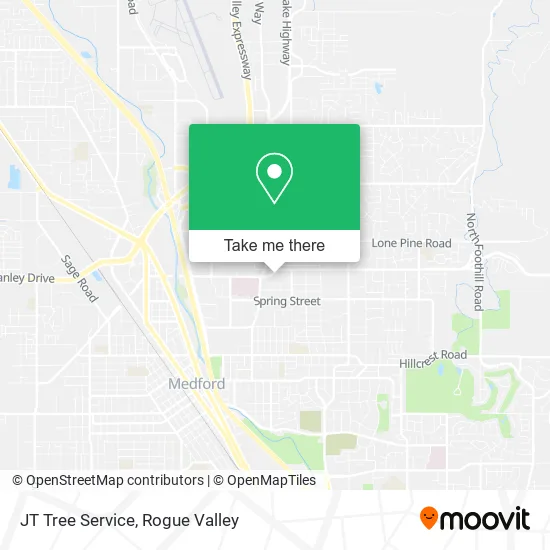 JT Tree Service map