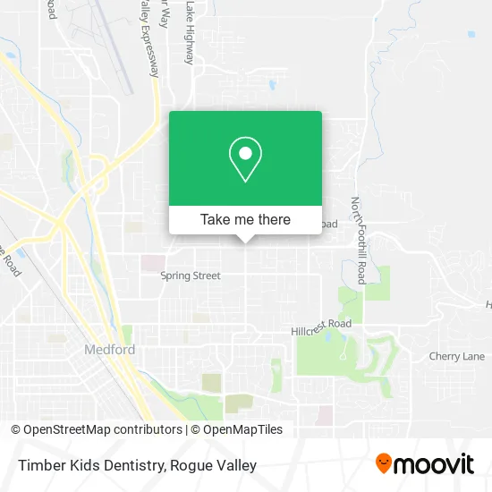 Timber Kids Dentistry map