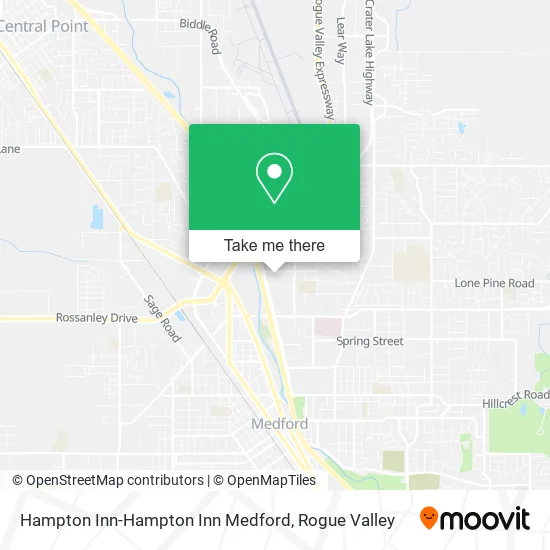 Mapa de Hampton Inn-Hampton Inn Medford