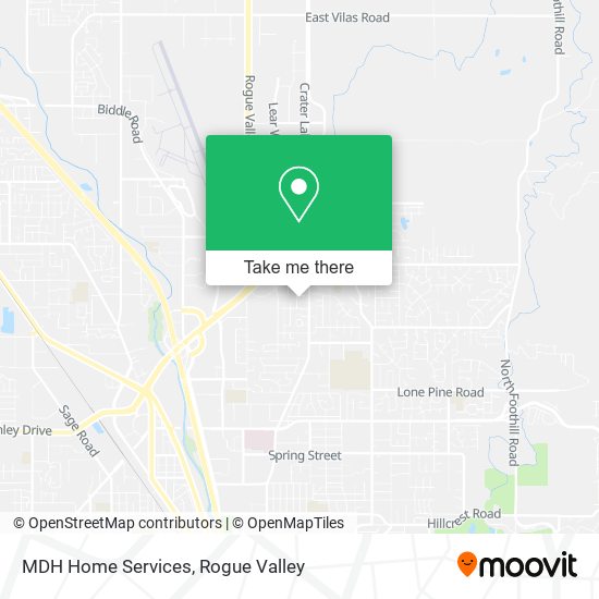 MDH Home Services map