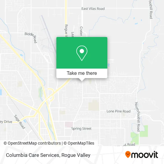 Mapa de Columbia Care Services