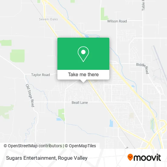 Sugars Entertainment map