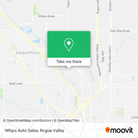 Mapa de Whips Auto Sales