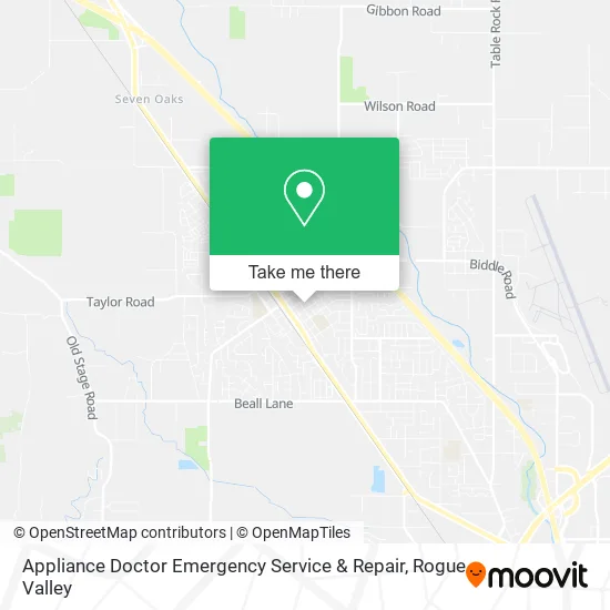 Appliance Doctor Emergency Service & Repair map