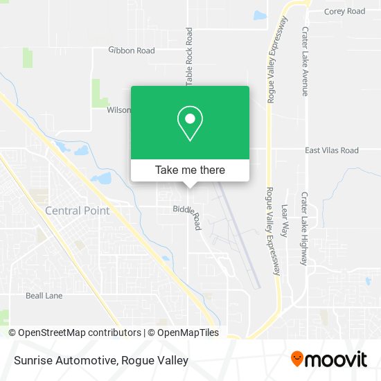 Mapa de Sunrise Automotive