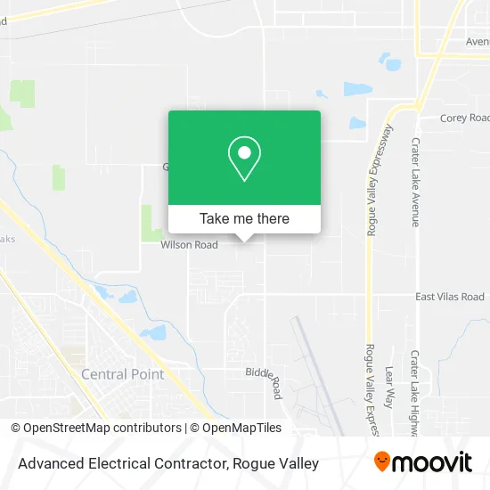 Advanced Electrical Contractor map