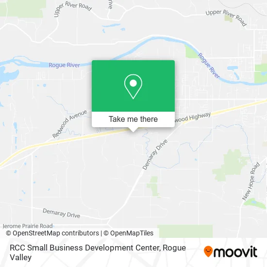 RCC Small Business Development Center map