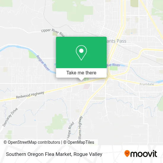 Southern Oregon Flea Market map