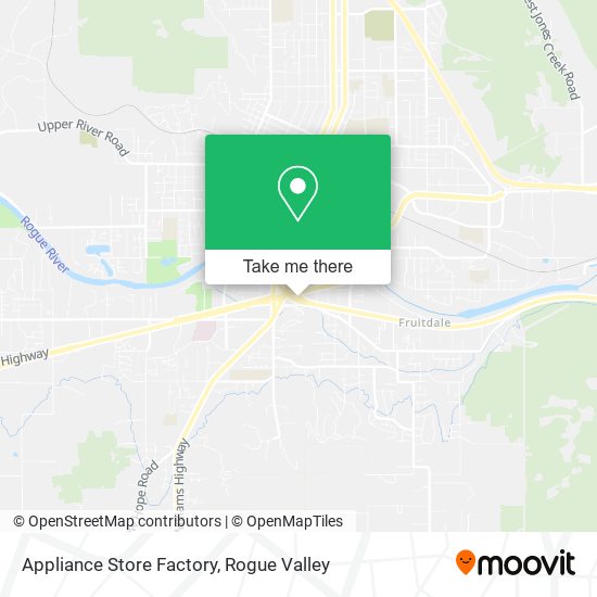 Mapa de Appliance Store Factory