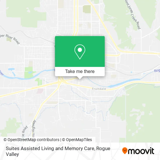 Suites Assisted Living and Memory Care map