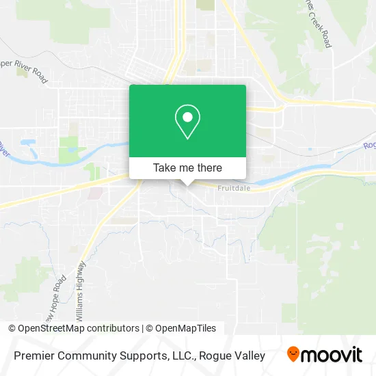 Mapa de Premier Community Supports, LLC.
