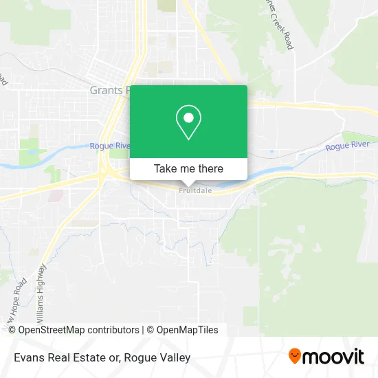 Evans Real Estate or map