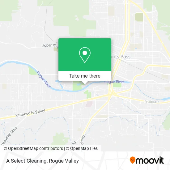 A Select Cleaning map