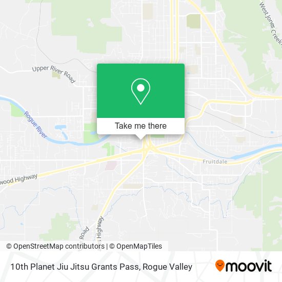 10th Planet Jiu Jitsu Grants Pass map