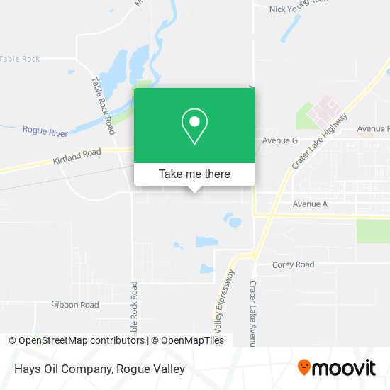 Mapa de Hays Oil Company
