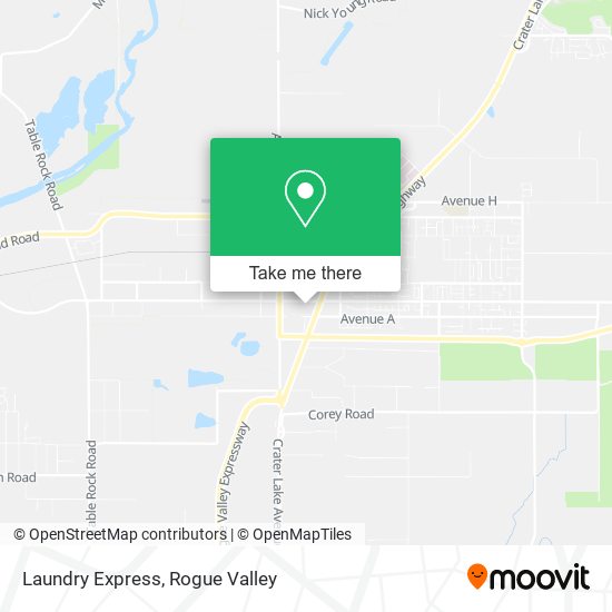 Laundry Express map