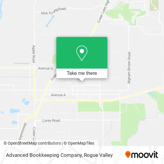 Advanced Bookkeeping Company map