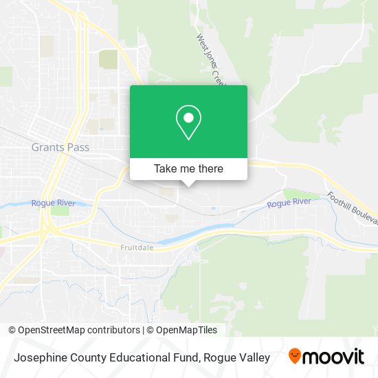 Josephine County Educational Fund map