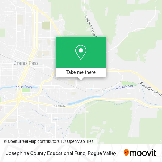 Josephine County Educational Fund map