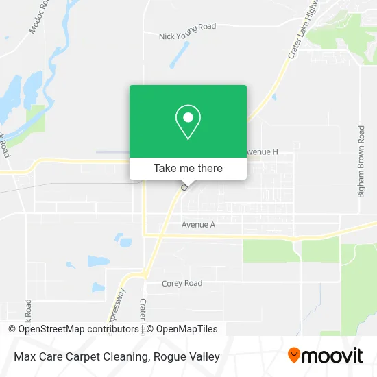 Max Care Carpet Cleaning map
