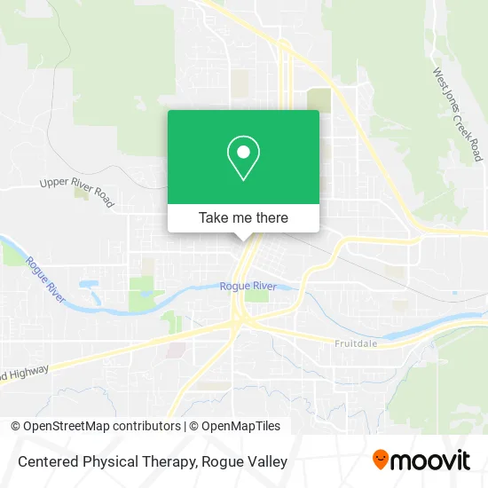 Centered Physical Therapy map