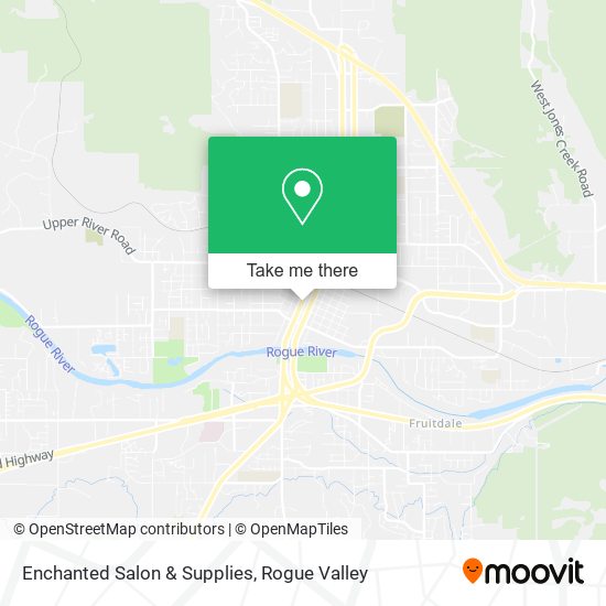 Mapa de Enchanted Salon & Supplies