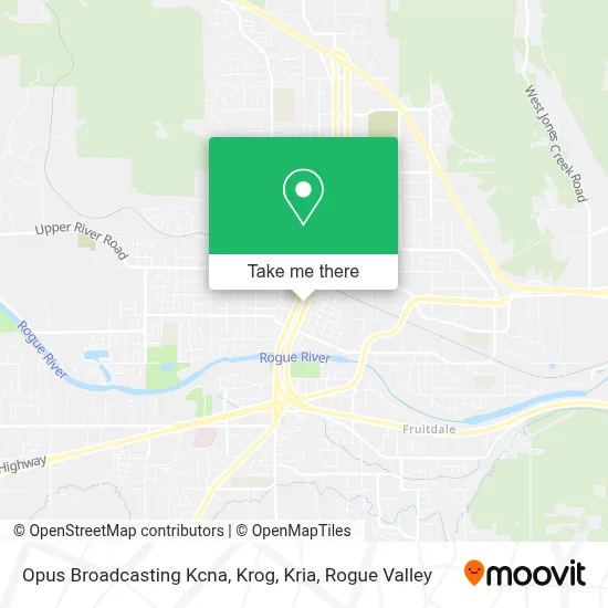 Opus Broadcasting Kcna, Krog, Kria map