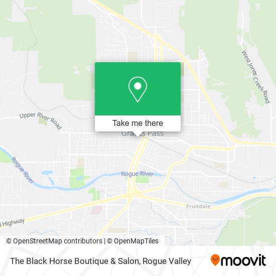 The Black Horse Boutique & Salon map