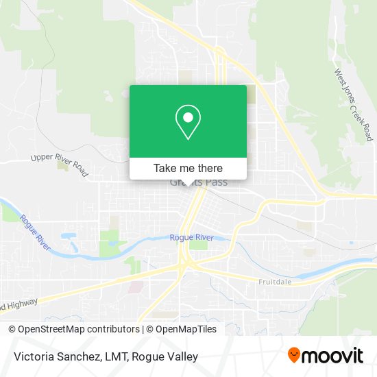 Victoria Sanchez, LMT map