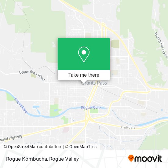Mapa de Rogue Kombucha