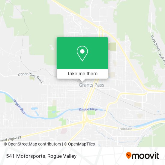 541 Motorsports map
