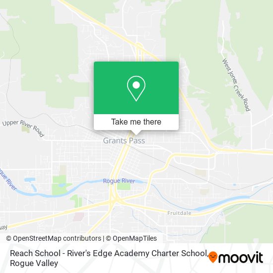 Mapa de Reach School - River's Edge Academy Charter School