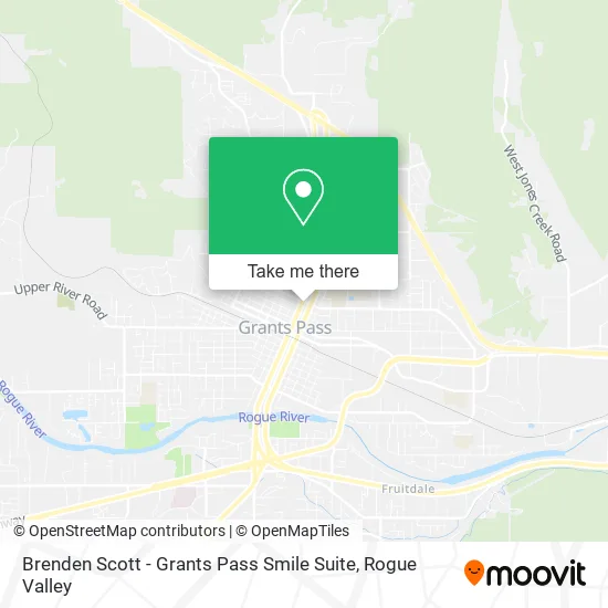 Mapa de Brenden Scott - Grants Pass Smile Suite