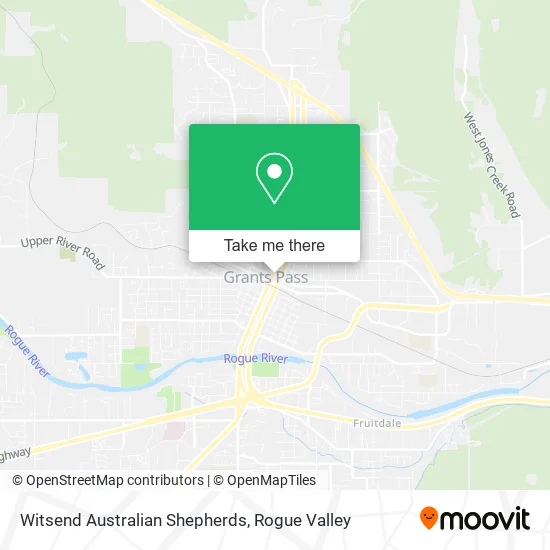 Witsend Australian Shepherds map