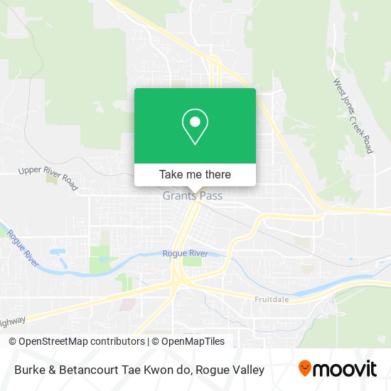 Mapa de Burke & Betancourt Tae Kwon do